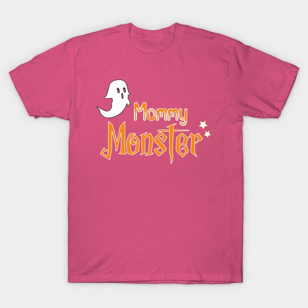 Mommy Monster Halloween T-Shirt by Imaginbox Studio